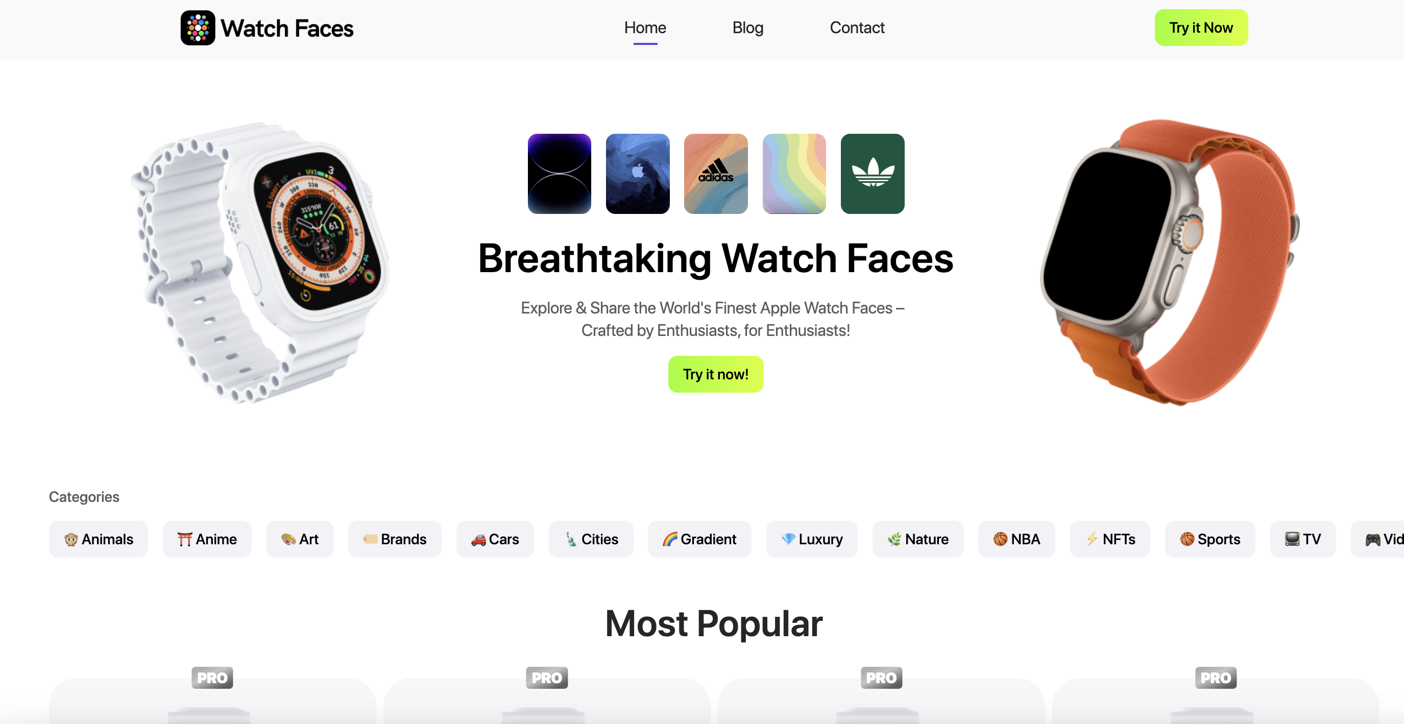 Apple Watch Faces available on watchfaces.co